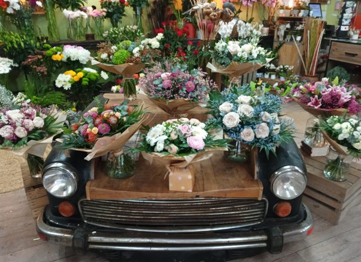 Bouquets préparés dans la boutique Cap Vert