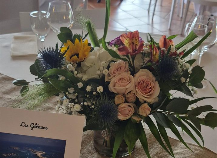 Centre de table de mariage Cap Vert